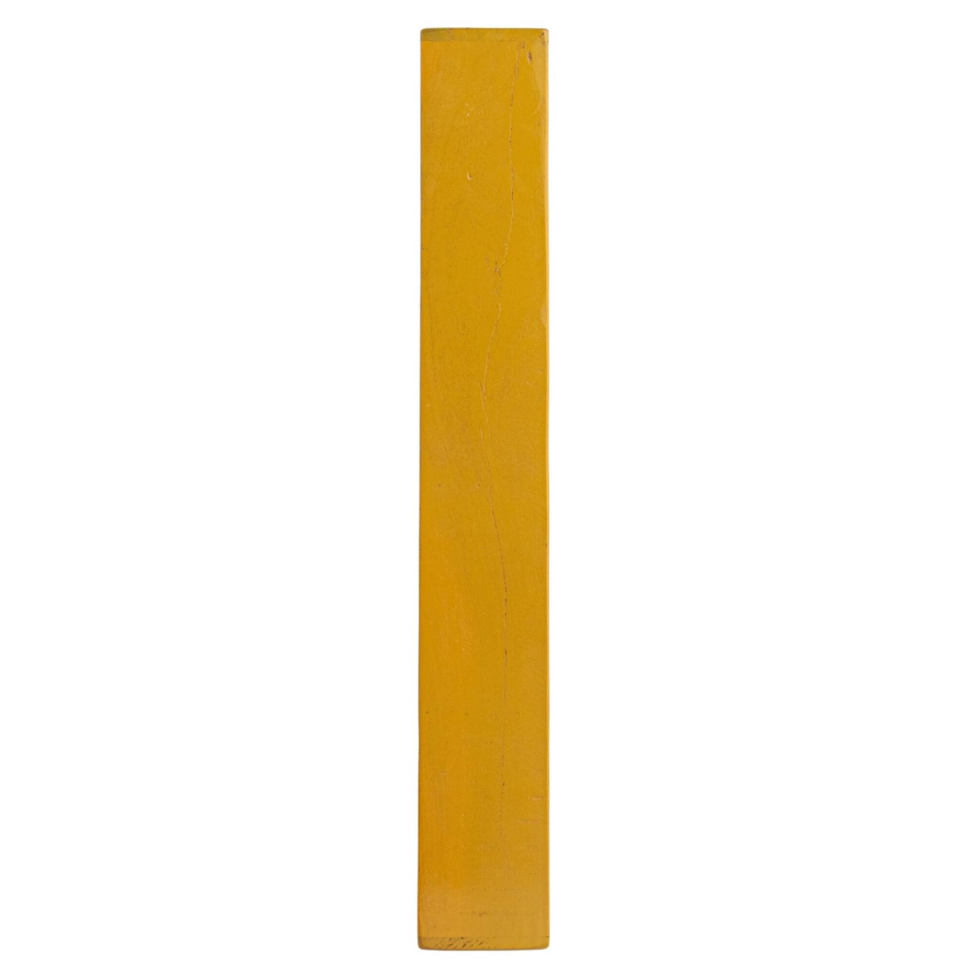 Hello Honey 27.5" Mustard Square Reclaimed Wood & Metal Wall Shelf